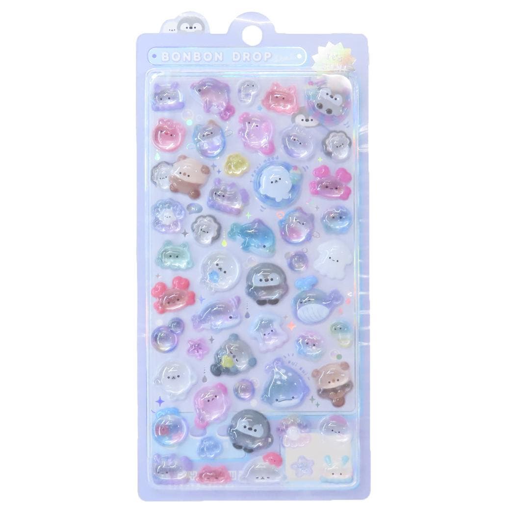 シールシート ボンボンドロップシール ぷかぷかボンボン[品番