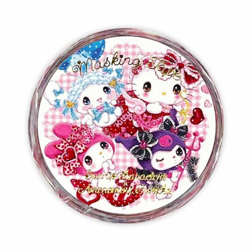 サンリオキャラクターズ マスキングテープ 15mmマステ[品番