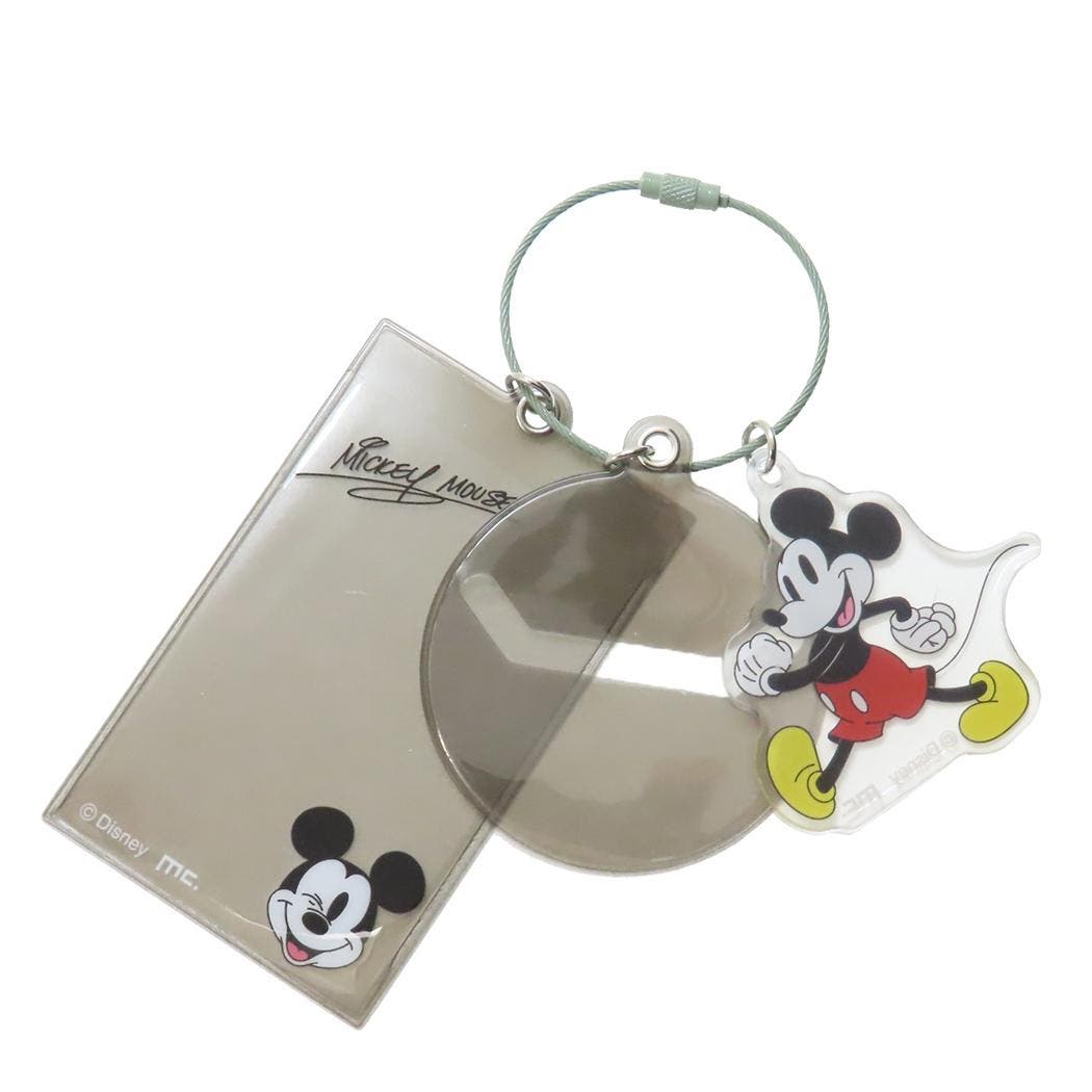 ミッキーマウス カードケース チェキ収納＆バッジホルダー[品番