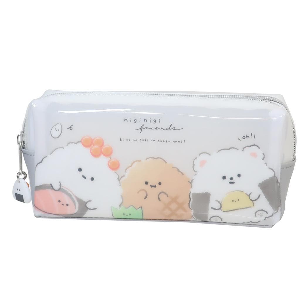 【人気No.1】 ペンケース にぎにぎふれんず[品番 2ポケットBOXペンポーチ 筆記具