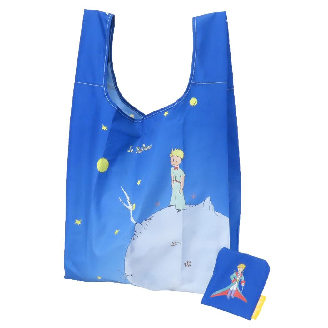 星の王子さま エコバッグ 折りたたみショッピングバッグ[品番