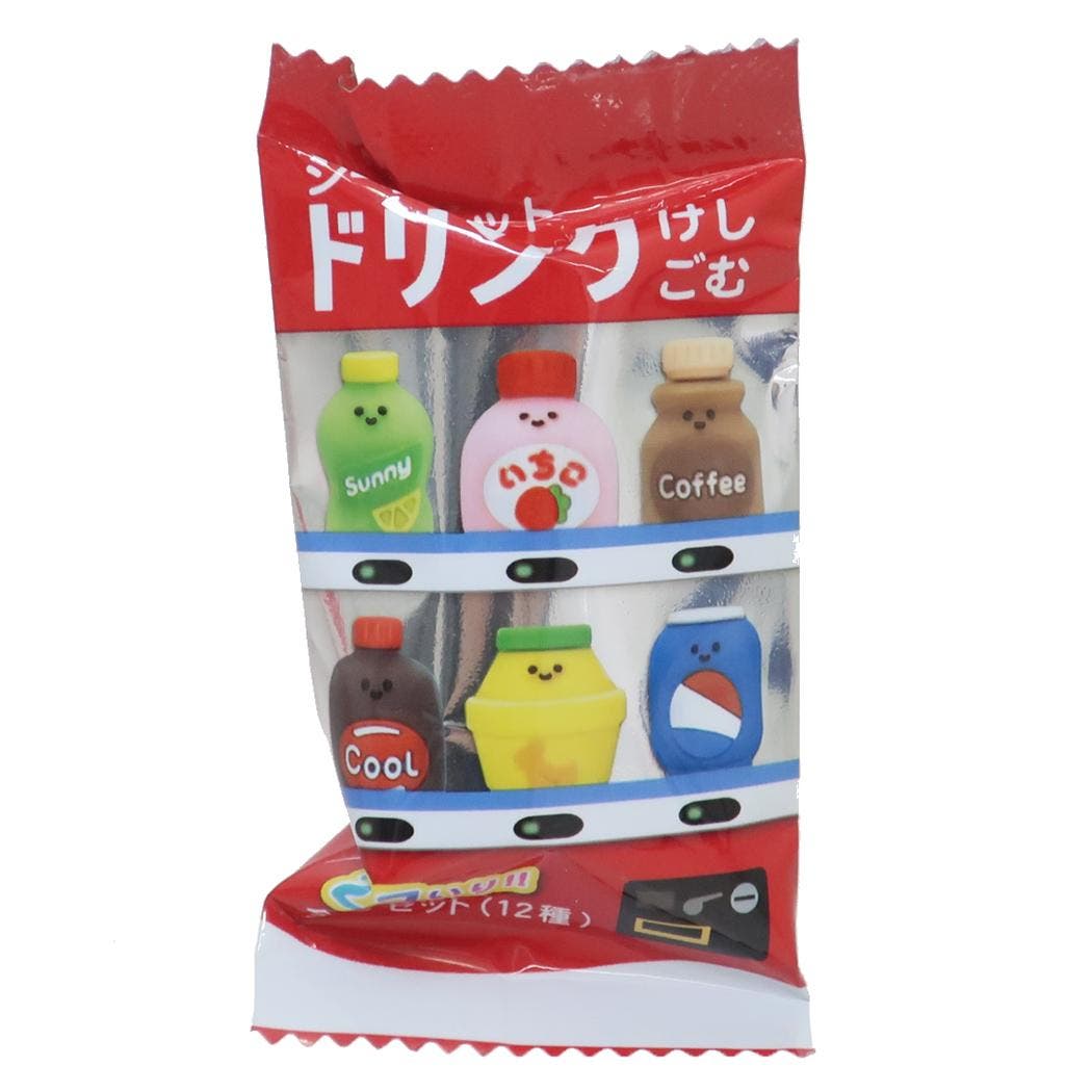 消しゴム シークレットドリンク消しゴム 全12種[品番 消しゴム シークレットドリンク消しゴム 全12種[品番