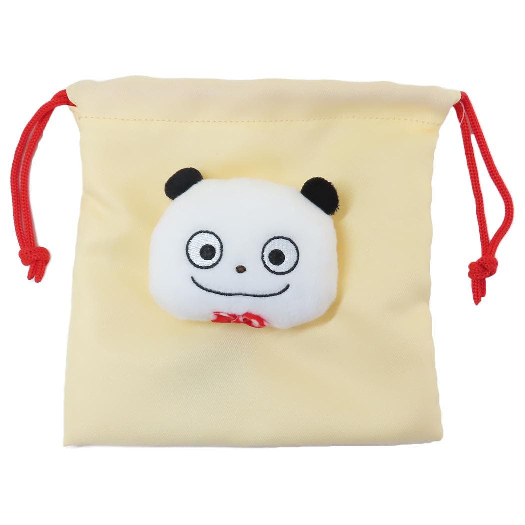 レビュー高評価商品 ごきげんぱんだ ボアフェイス巾着[品番：BREW0142945 巾着袋 
