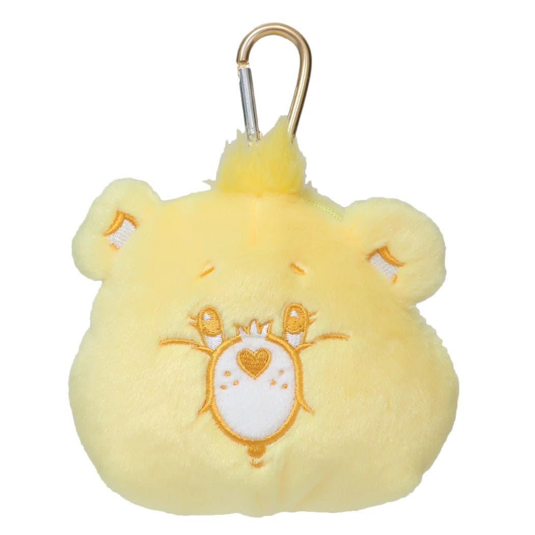 ケアベア ミニポーチ カラビナ付きぬいぐるみファスナーポーチ[品番