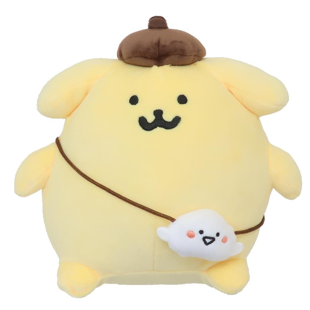 お文具といっしょxポムポムプリン ぬいぐるみ プラッシュドールS