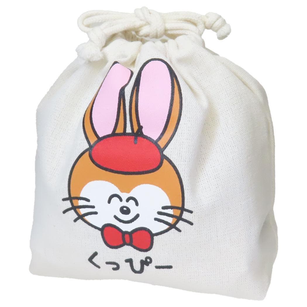 クッピーラムネxおえかきさん 巾着袋 きんちゃくポーチ[品番