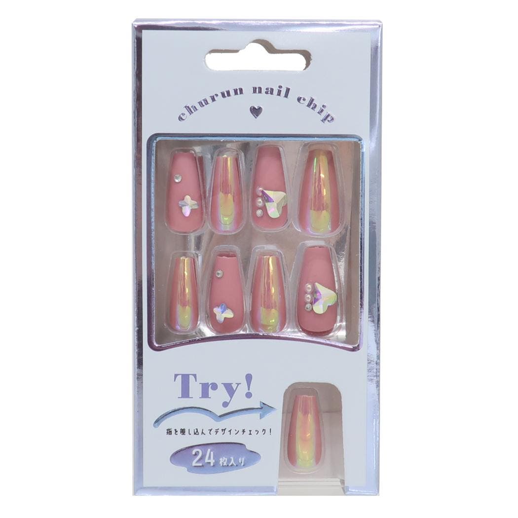 コスメ雑貨 ネイルチップ ロングスクエアタイプ[品番：BREW0148392