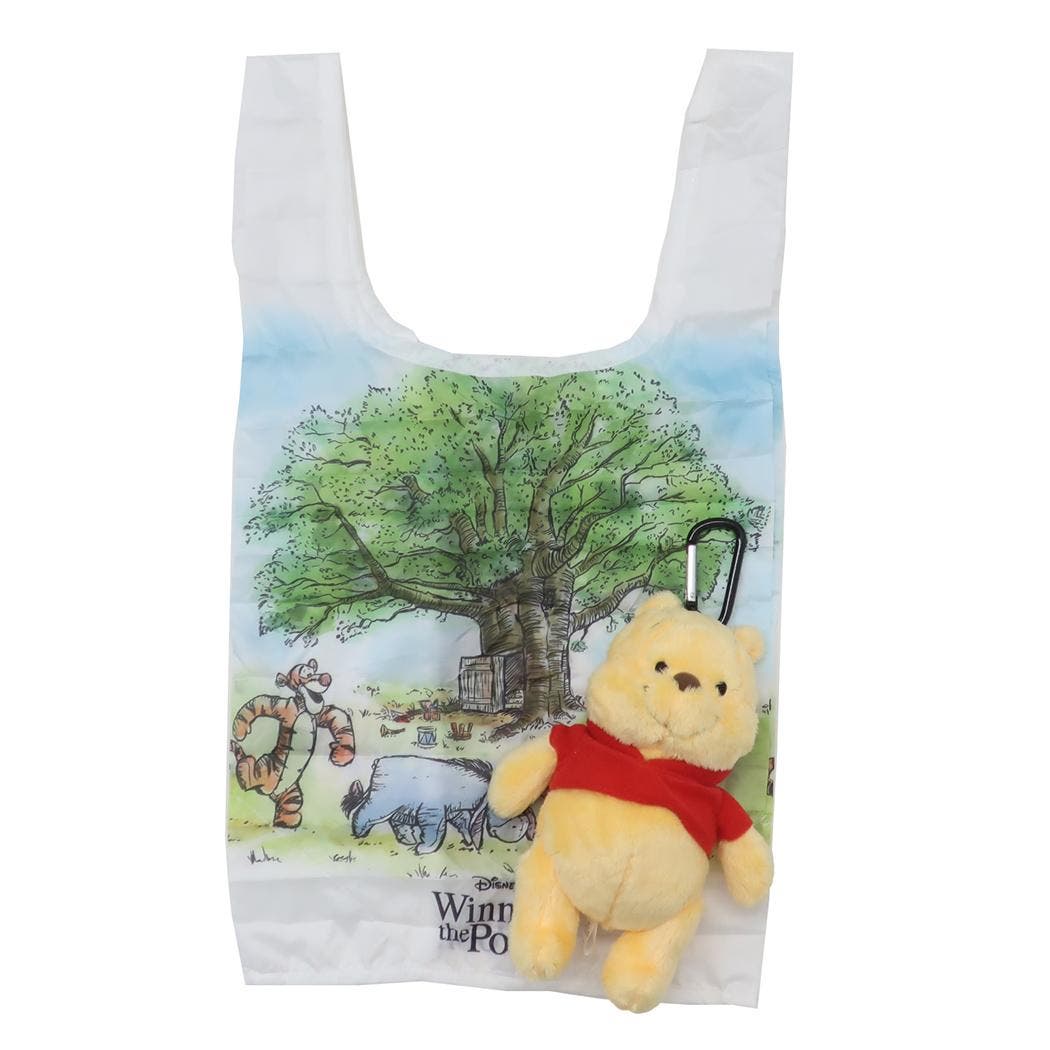 くまのプーさん エコバッグ ぬいぐるみエコバッグ[品番