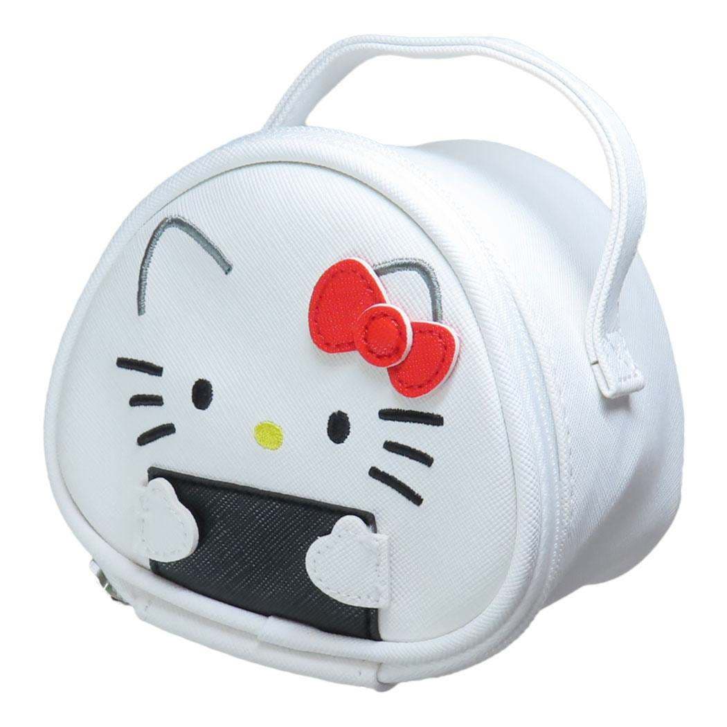 希少品/非売品 サンリオ　ハローキティBIG陶器風ランチケース ハローキティ 抗菌 シール容器 3Pセット うしろうしろ 入れ子式