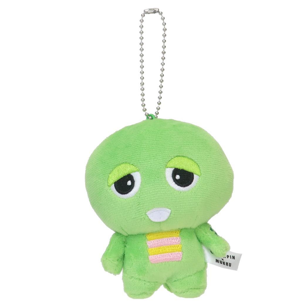 ガチャピン 緑色のラメ入りマスコット