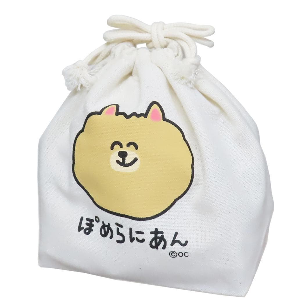 おえかきさん 巾着袋 マチ付ききんちゃくポーチ[品番：BREW0154303