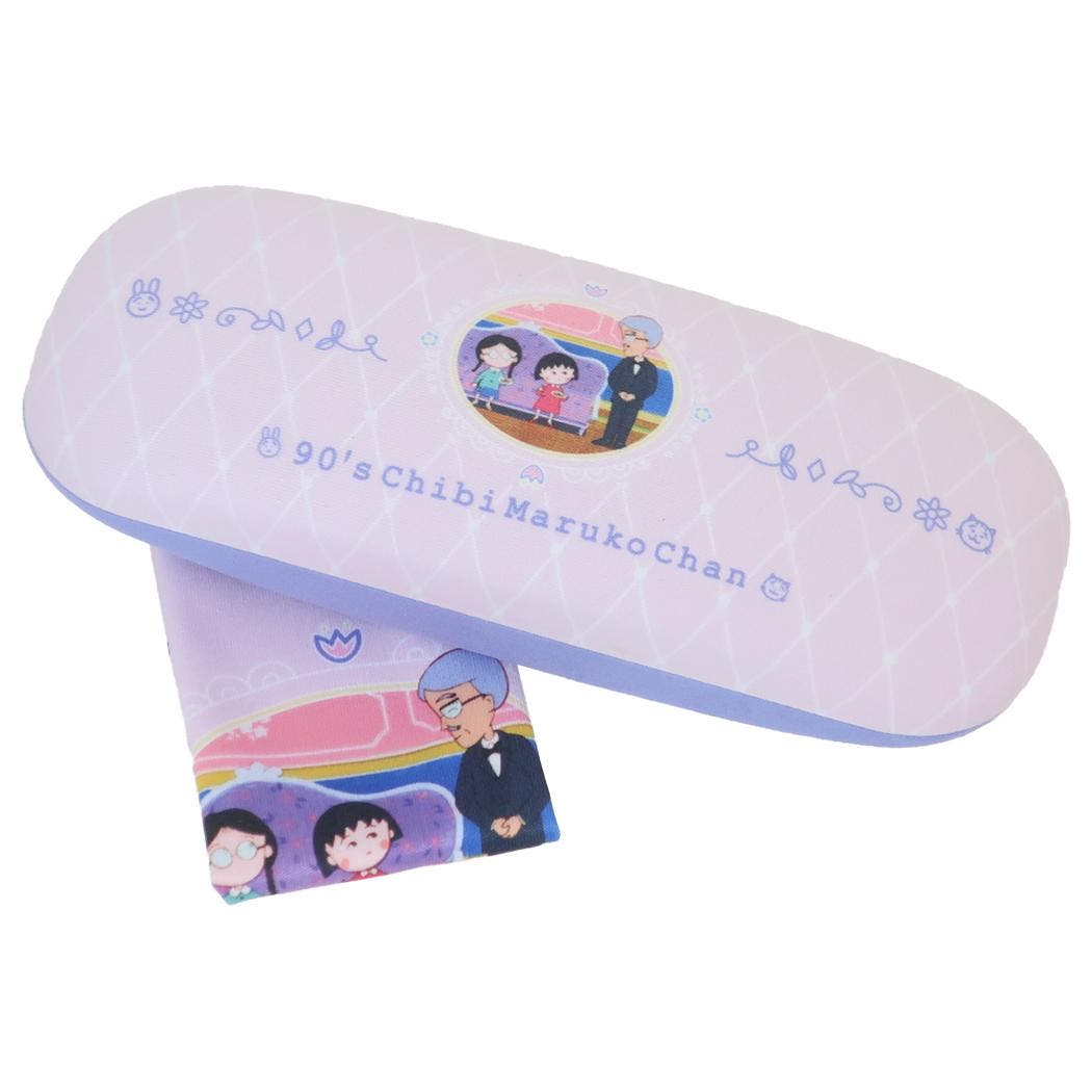 ちびまる子ちゃん 眼鏡ケース クロス付きメガネケース[品番