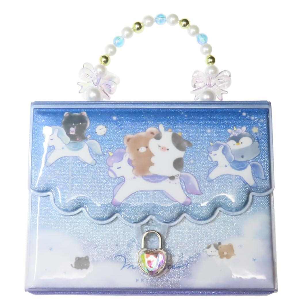 シール帳 カギつきバッグマイシールバインダー むぎゅっと
