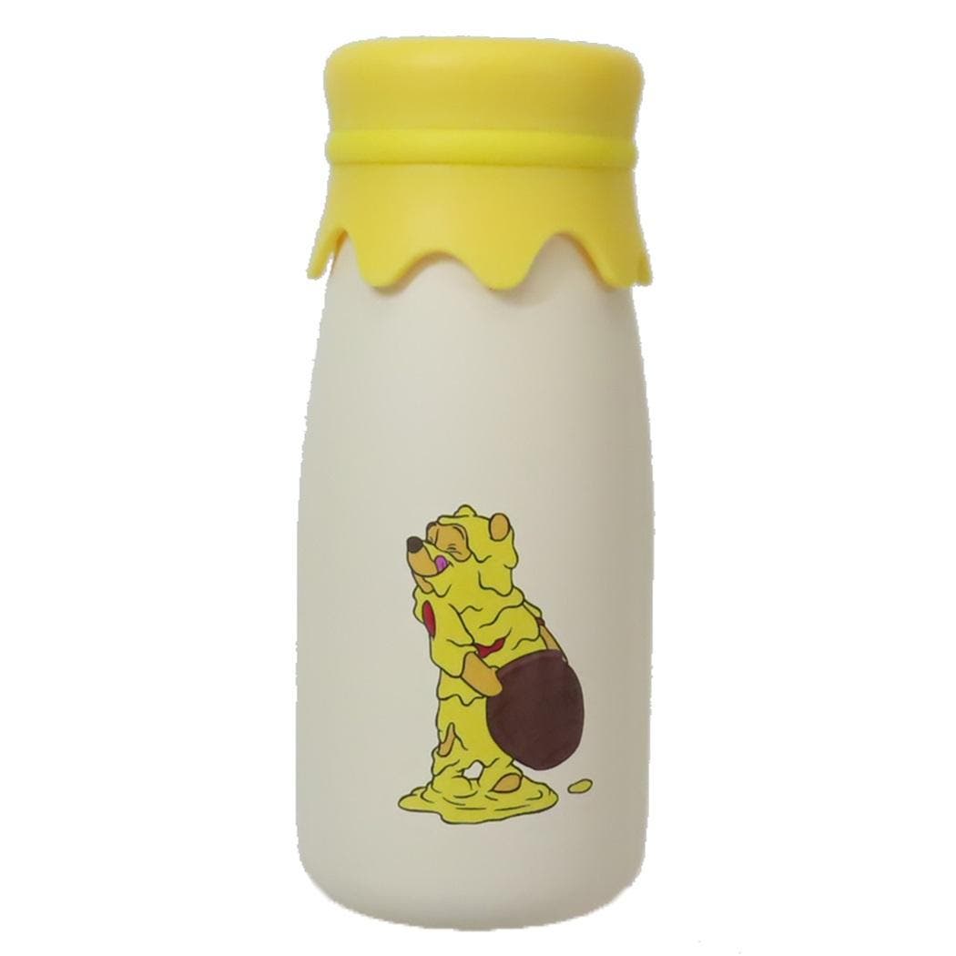 くまのプーさん 保温保冷水筒 牛乳瓶風ステンレスボトル[品番
