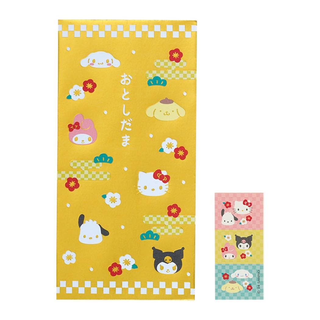 サンリオキャラクターズ ぽち袋 お年玉ポチ袋3枚セット[品番