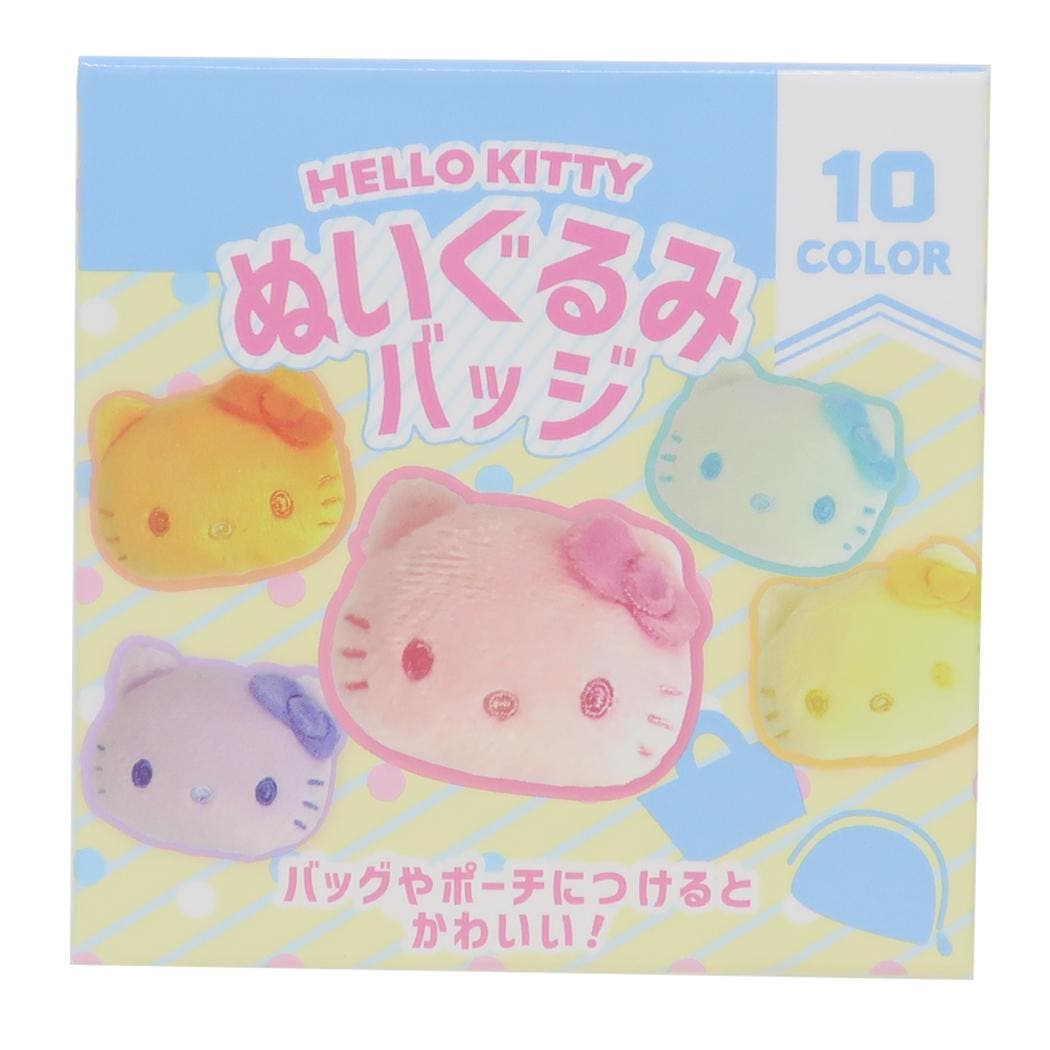 ハローキティ マスコット ぬいぐるみバッジ[品番：BREW0159200