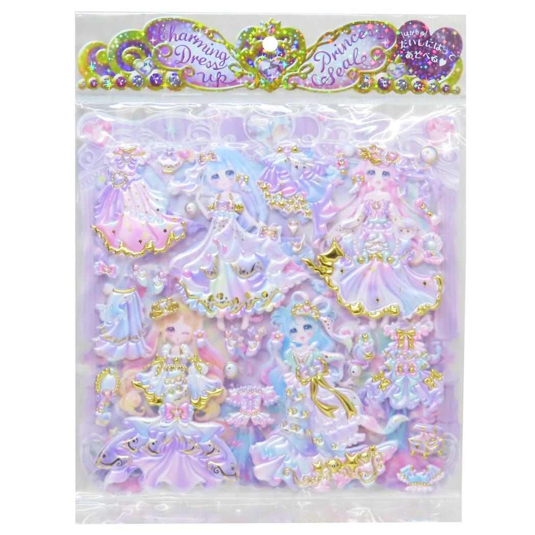 きせかえシール チャーミングドレスアッププリンセスシール シャボン