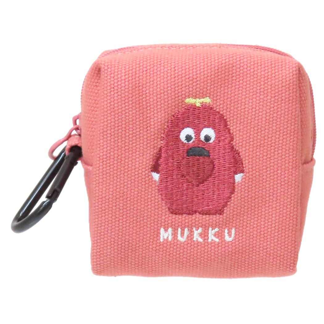 ガチャピン＆ムック ミニポーチ カラビナ付きミニポーチ[品番