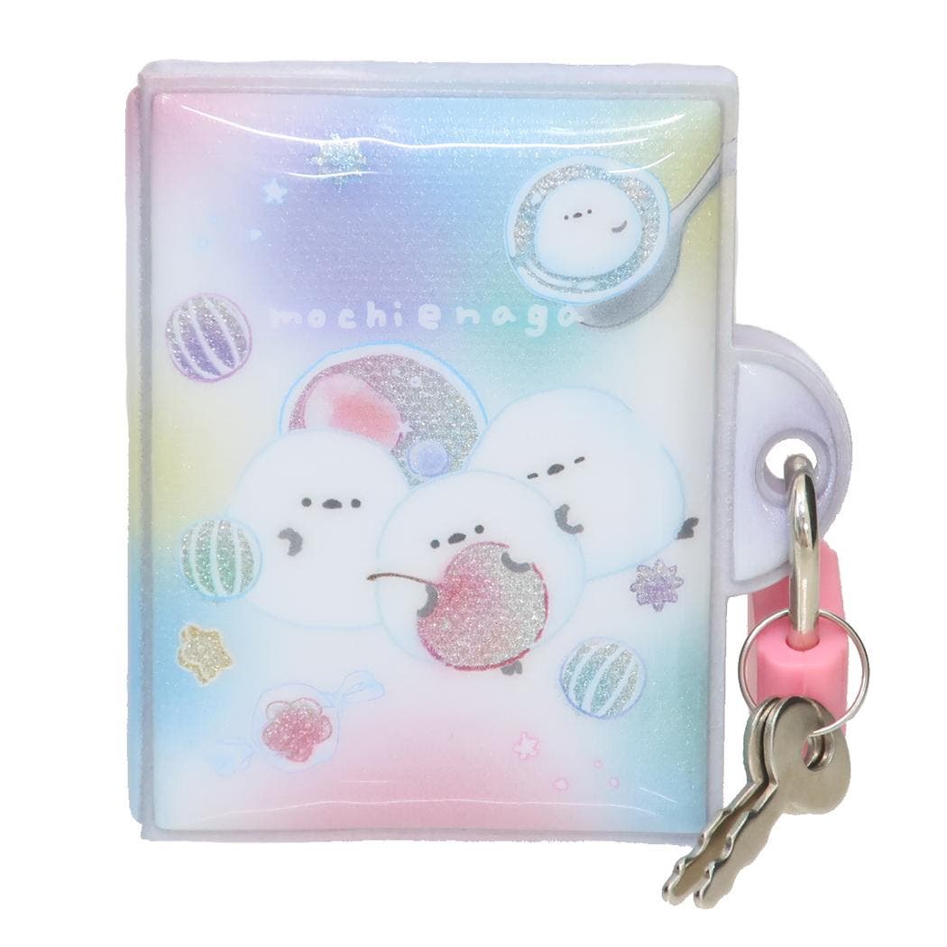 シマエナガ メモ帳 鍵付きシャイニーメモ[品番：BREW0164393