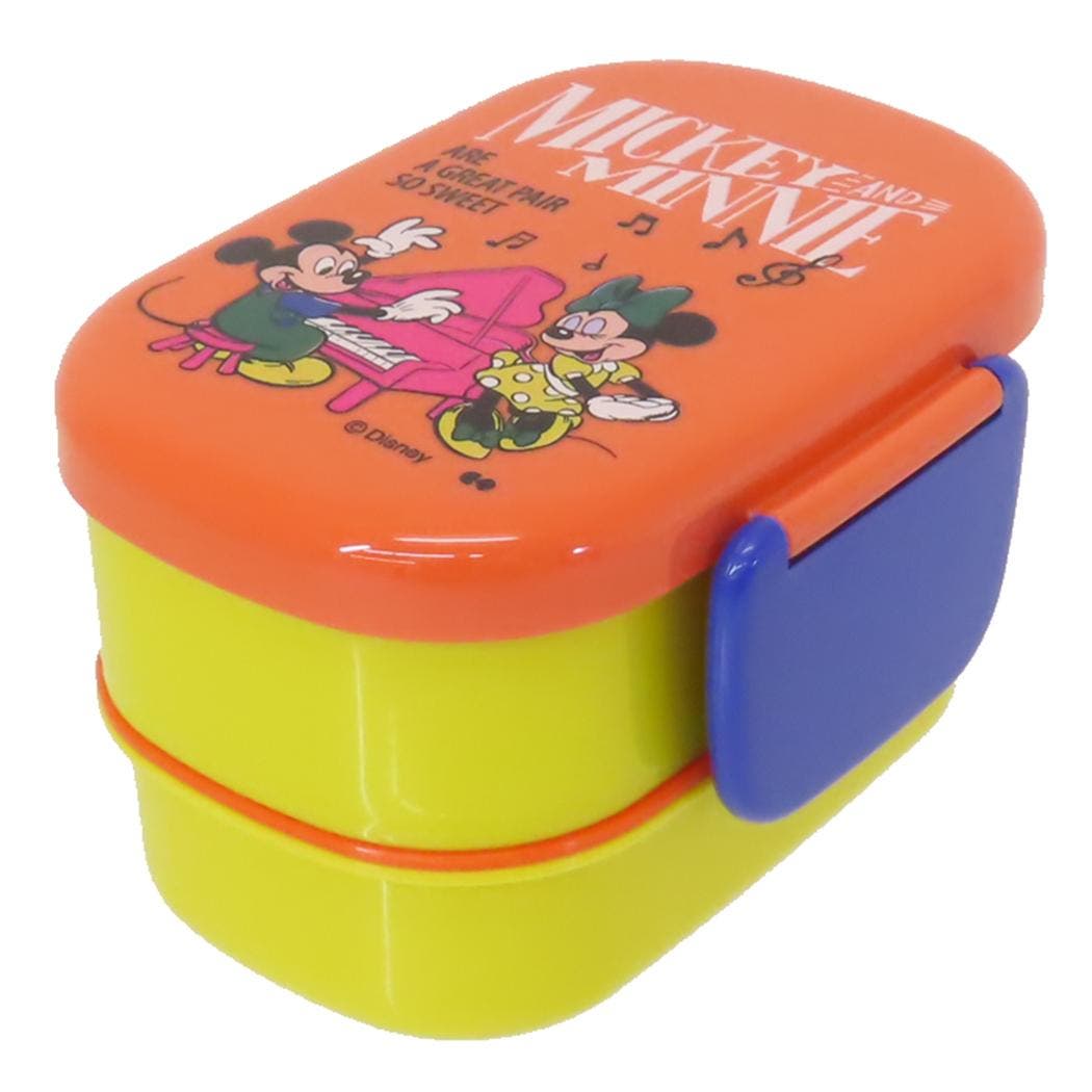 ミッキーマウス＆ミニーマウス お弁当箱 2段ランチボックス[品番