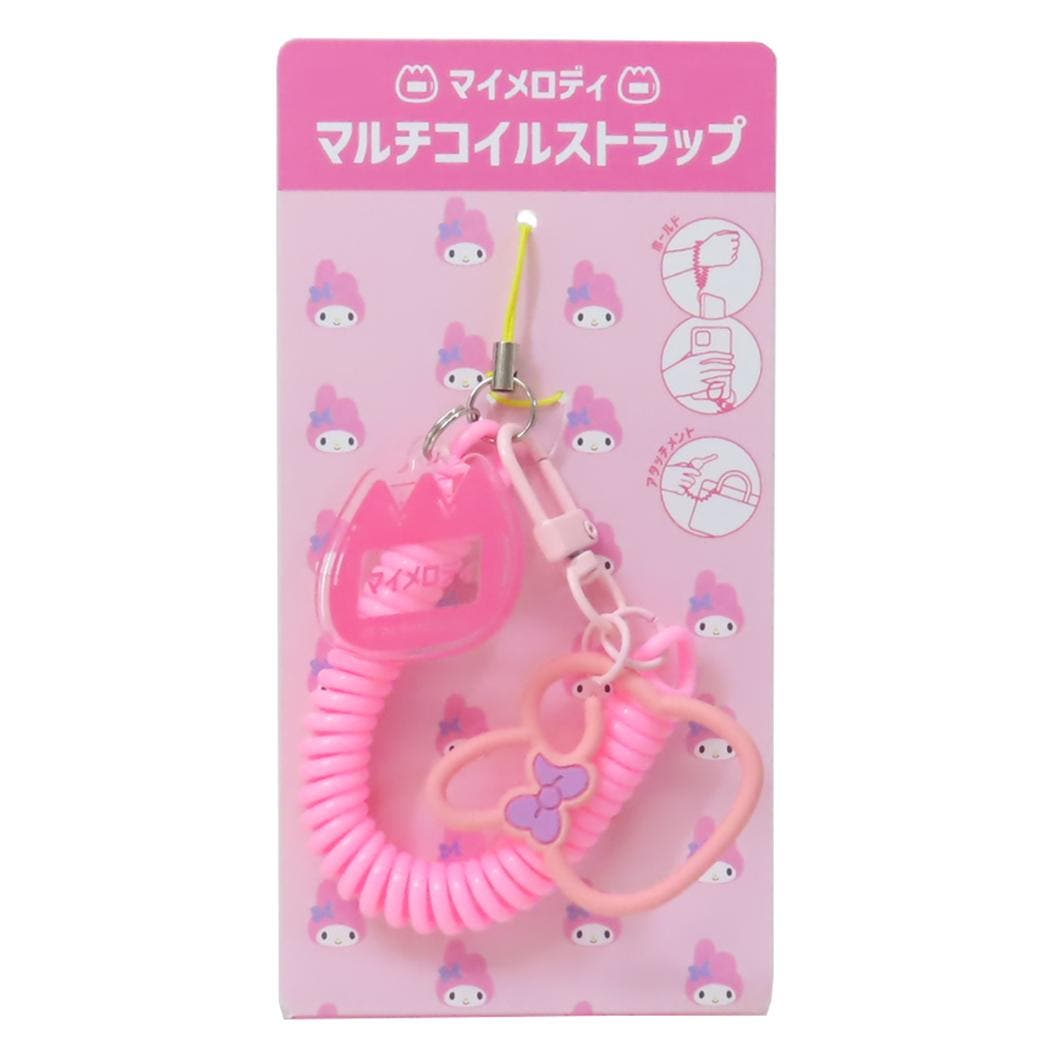 マイメロディ スマホアクセ マルチコイルストラップ[品番：BREW0170050