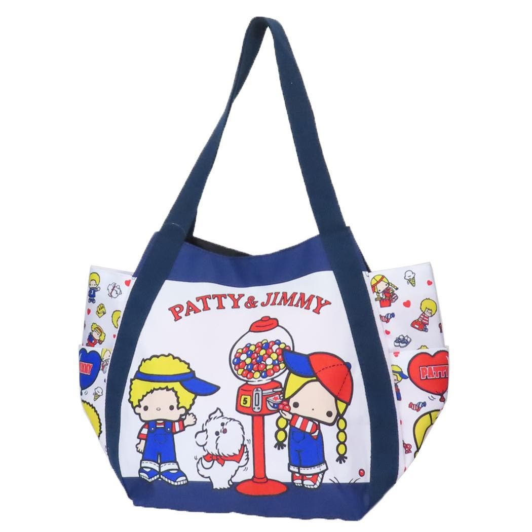 パティ& ジミー デニムトートバッグ &  巾着袋 パティ& ジミー デニムトートバッグ & 巾着袋 サンリオキャラクターズ