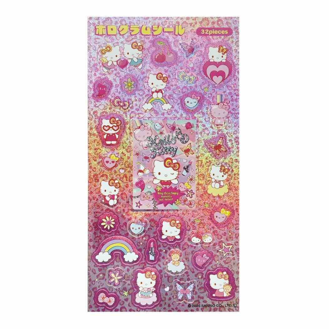 ハローキティ シールシート 銀ホロシール[品番：BREW0175304