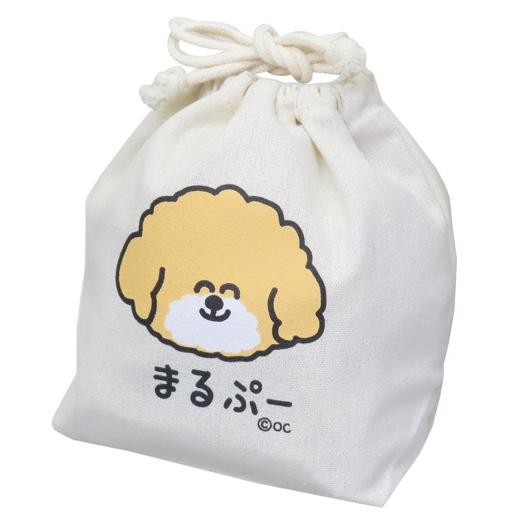おえかきさん 巾着袋 マチ付ききんちゃくポーチ[品番