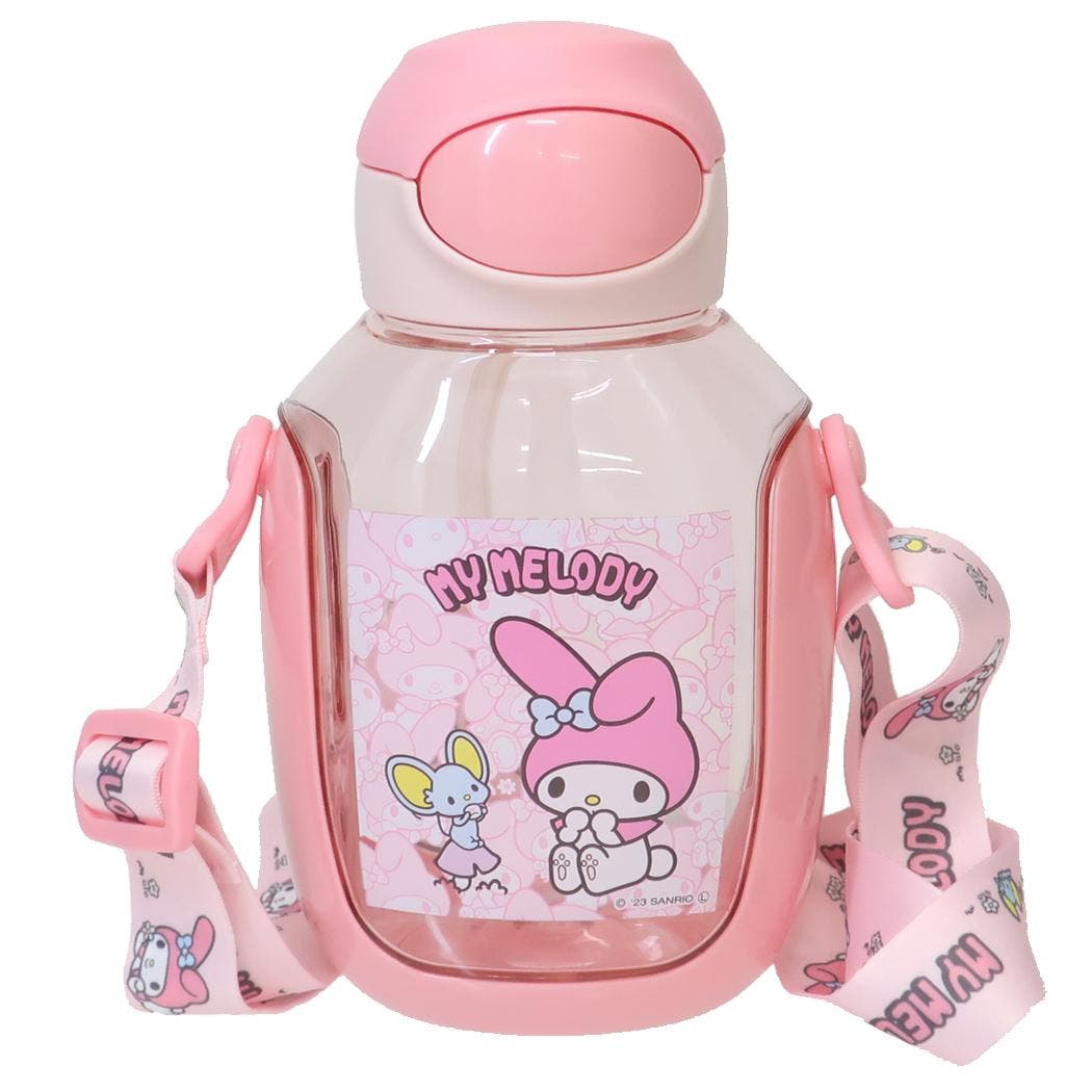 マイメロディ 水筒 ワンプッシュストローボトル[品番：BREW0176260