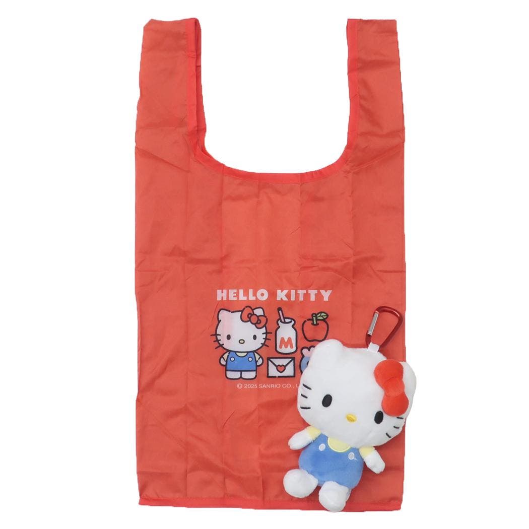 ハローキティ ショッピングバッグ ぬいぐるみエコバッグ[品番