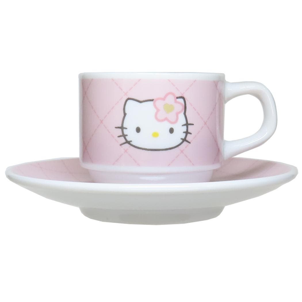 ハローキティ いちご グラス、カップ&ソーサーまとめ売り ハローキティ マグカップ＆ソーサー チョコケーキ イチゴケーキ