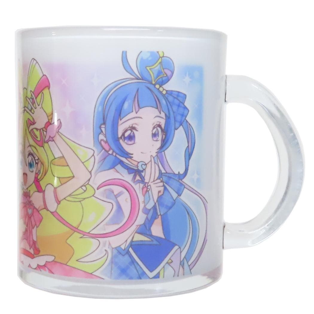 キミとアイドルプリキュア マグカップ ガラスマグ[品番：BREW0182223