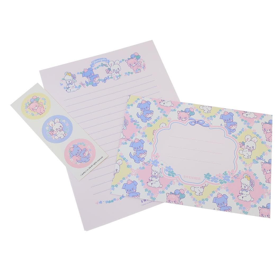 ホットセール スイマー レターセット[品番：BREW0182472 手紙セット メモ用紙・文房具