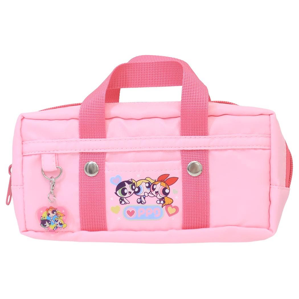 マコワー♡ガールズファションポーチ♡10㎝【ハンドメイド】H パワーパフガールズ コスメポーチ スクバ風ポーチ[品番：BREW0184887