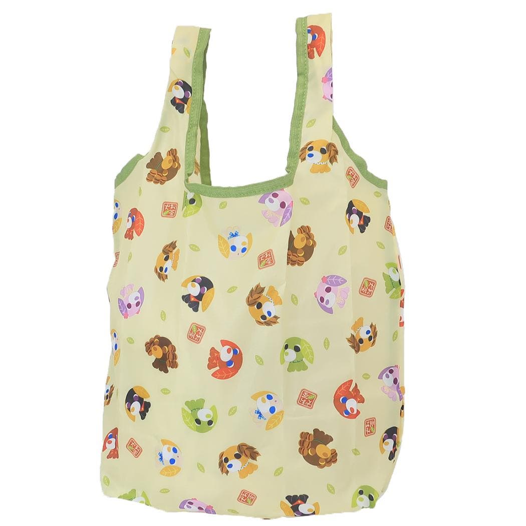 お茶犬 エコバッグ 折りたたみショッピングバッグ[品番：BREW0185565