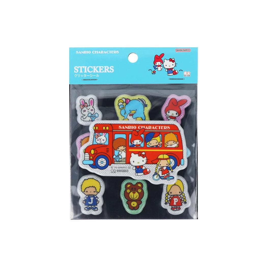 サンリオピューロランド限定グリッターシール サンリオキャラクターズ シールシート グリッターシール[品番