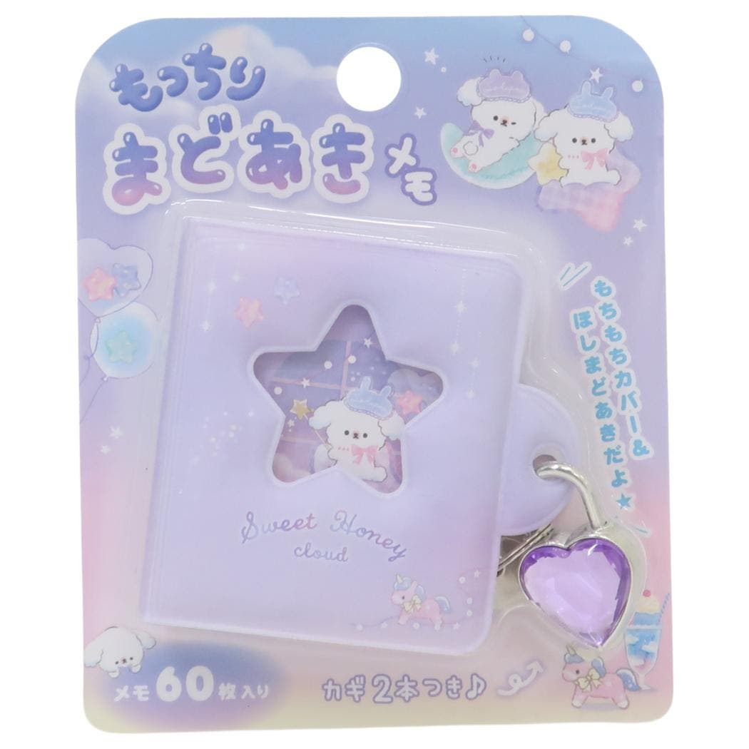 メモ帳 もっちりまどあきメモ スイートハニークラウド[品番