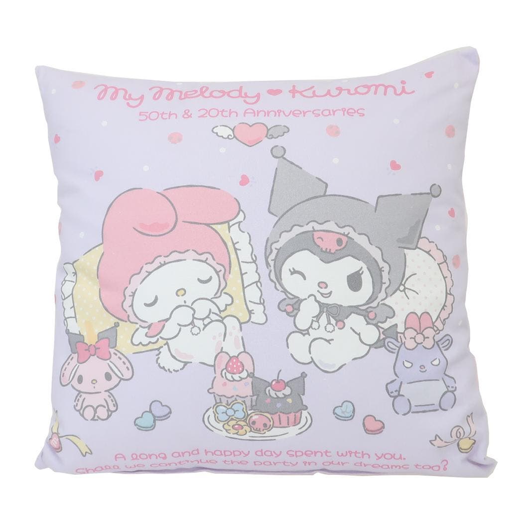 マイメロディ＆クロミ クッション 40cmスクエアクッション[品番