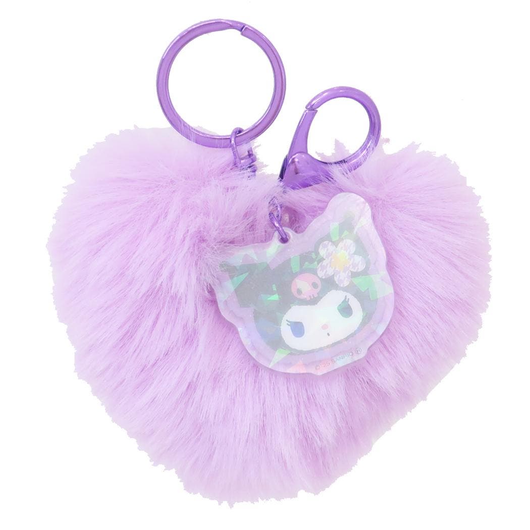 クロミ キーリング ハート型ファーキーホルダー[品番：BREW0188962