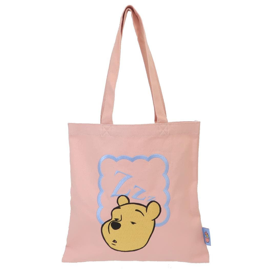 くまのプーさん 手提げかばん 刺繍カラートートバッグ[品番