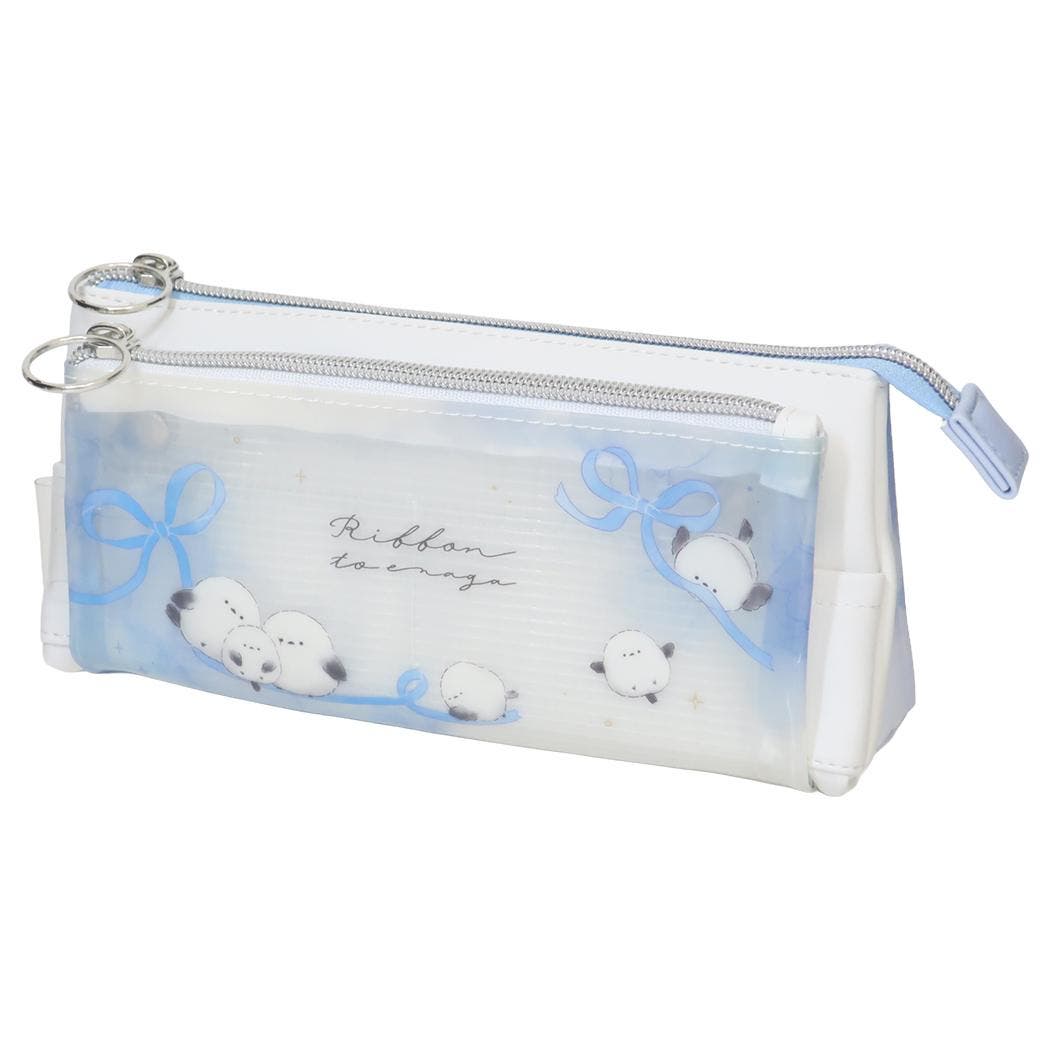 ペンケース ピタッとオープンポケットペンポーチ りぼんとえなが[品番