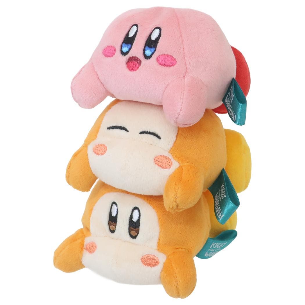 デニム風カービィぬいぐるみ 約20cm 星のカービィ ぬいぐるみ あきれかえるほど…積むぬいぐるみ[品番