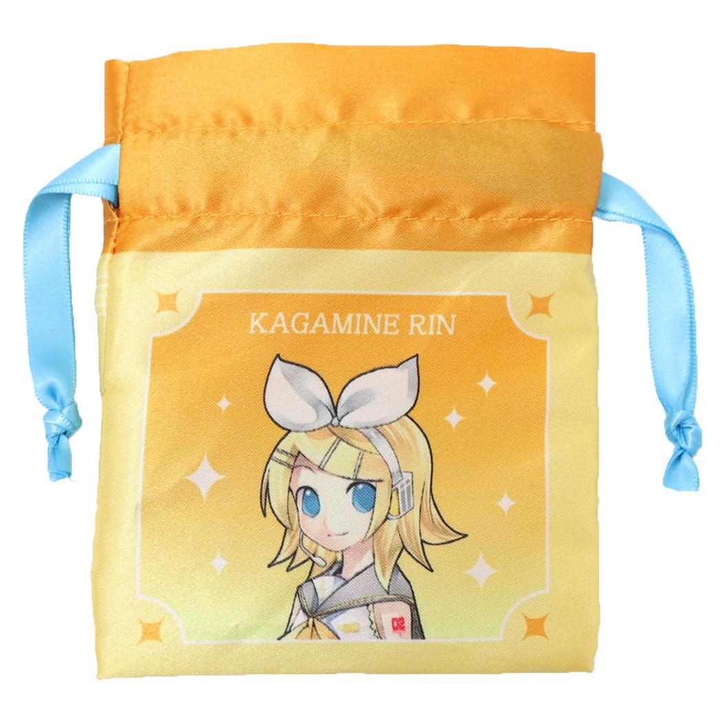 初音ミク 豆巾着 ミニ巾着 鏡音リン 小物入れ キャラクター グッズ