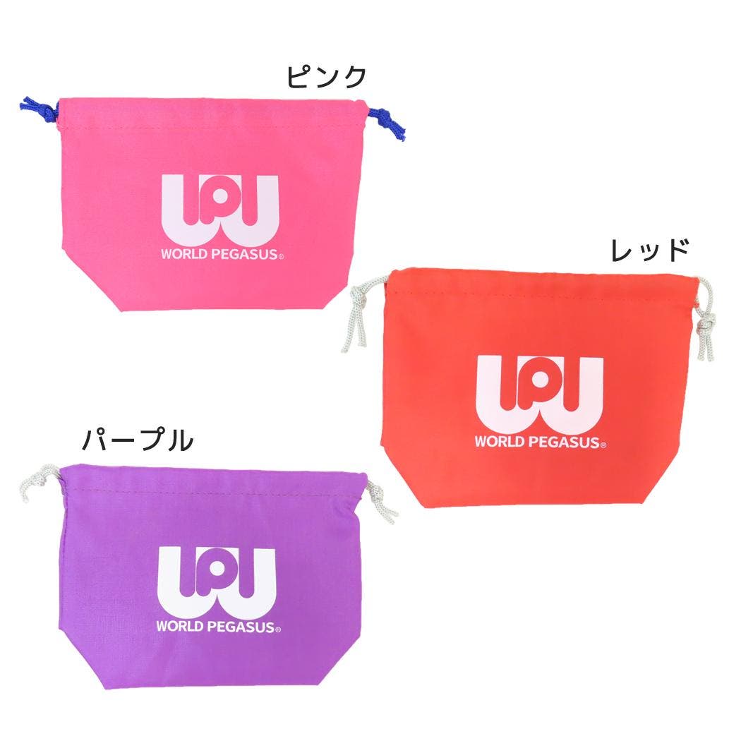 巾着 C/D:41692] [セット数:6pcs] アニマルポーチ 巾着型 うさぎ