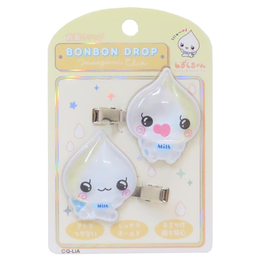 しずくちゃん ヘアアクセ ボンボンドロップ前髪クリップ[品番