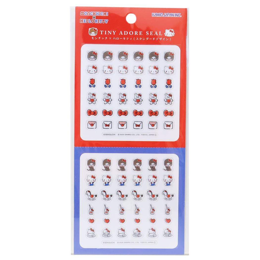 モンチッチxハローキティ シールシート TINY[品番：BREW0194164