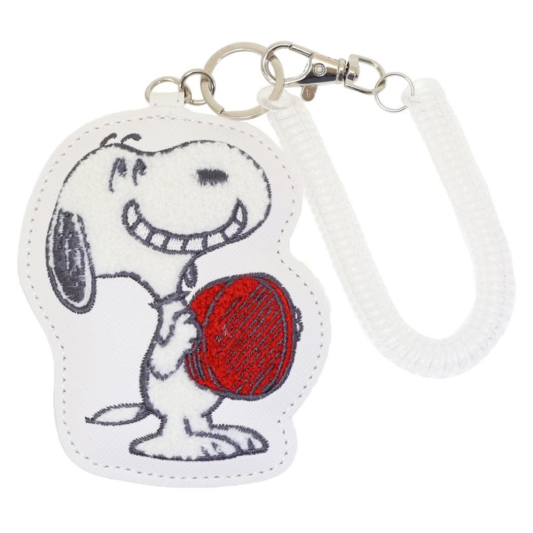 スヌーピー 定期入れ ダイカット刺繍パスケース[品番：BREW0194189