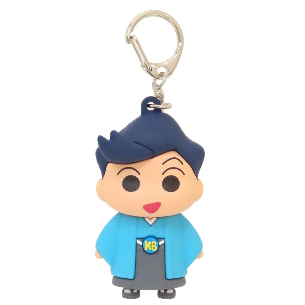 クレヨンしんちゃん キーリング 立体ラバーキーホルダー[品番