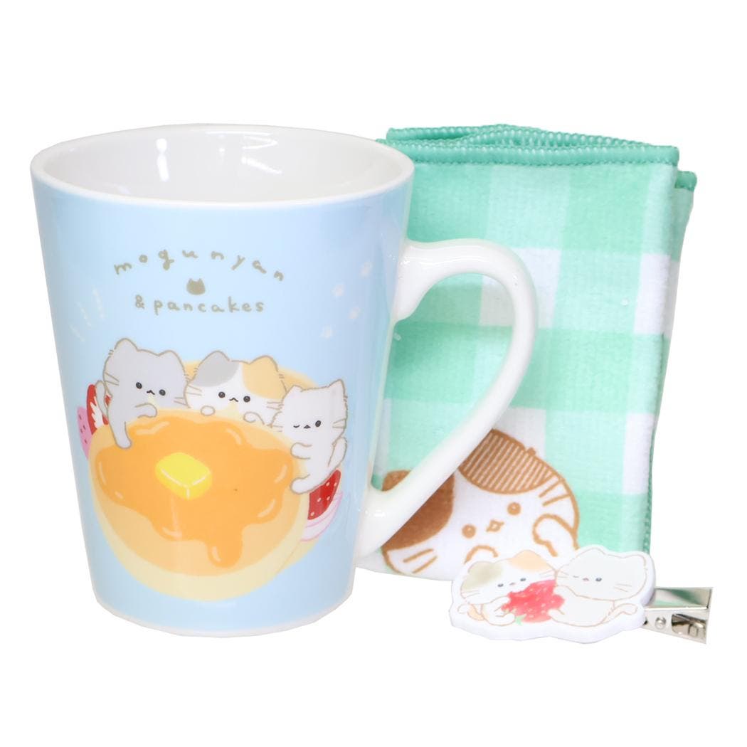 マグカップ＆タオル＆ヘアクリップセット マグカップギフト もぐにゃん