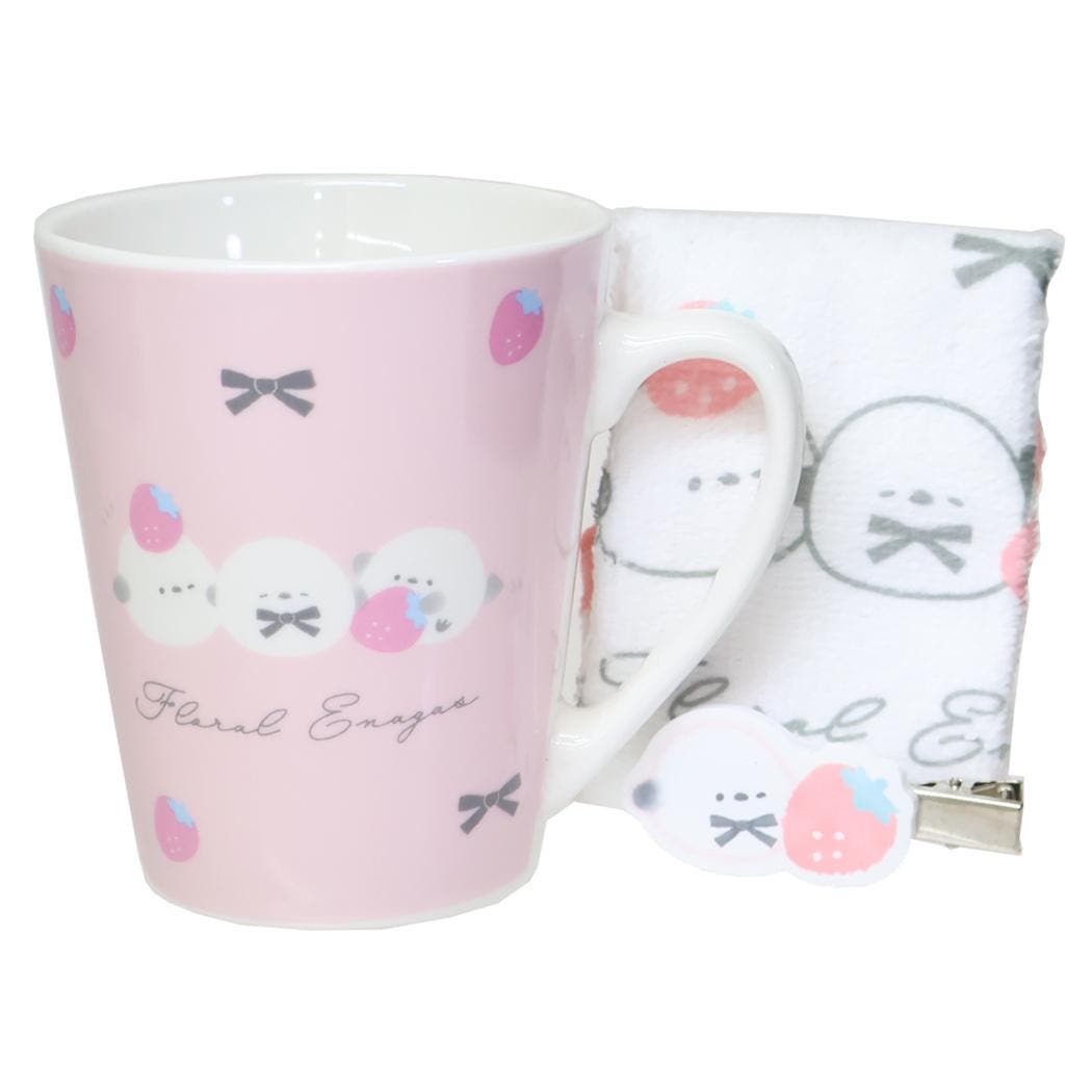 マグカップ＆タオル＆ヘアクリップセット マグカップギフト FLORAL